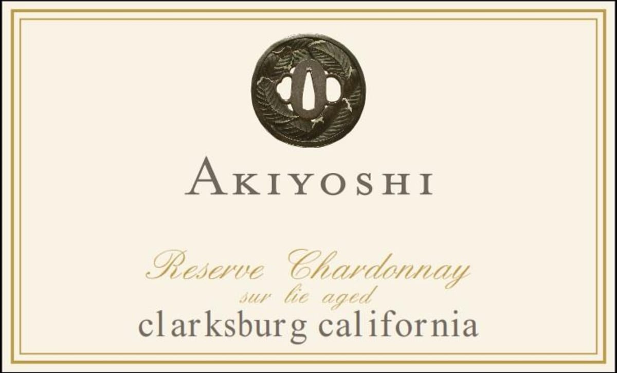 Akiyoshi Reserve Chardonnay 2016 Front Label