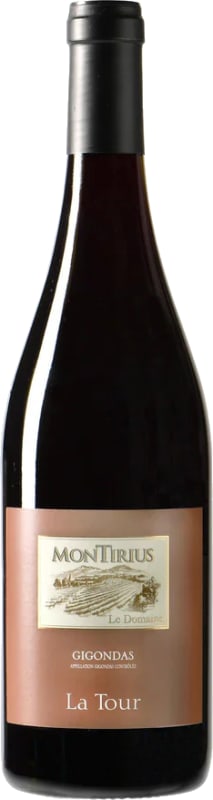 Montirius Gigondas La Tour 2021 Front Bottle Shot
