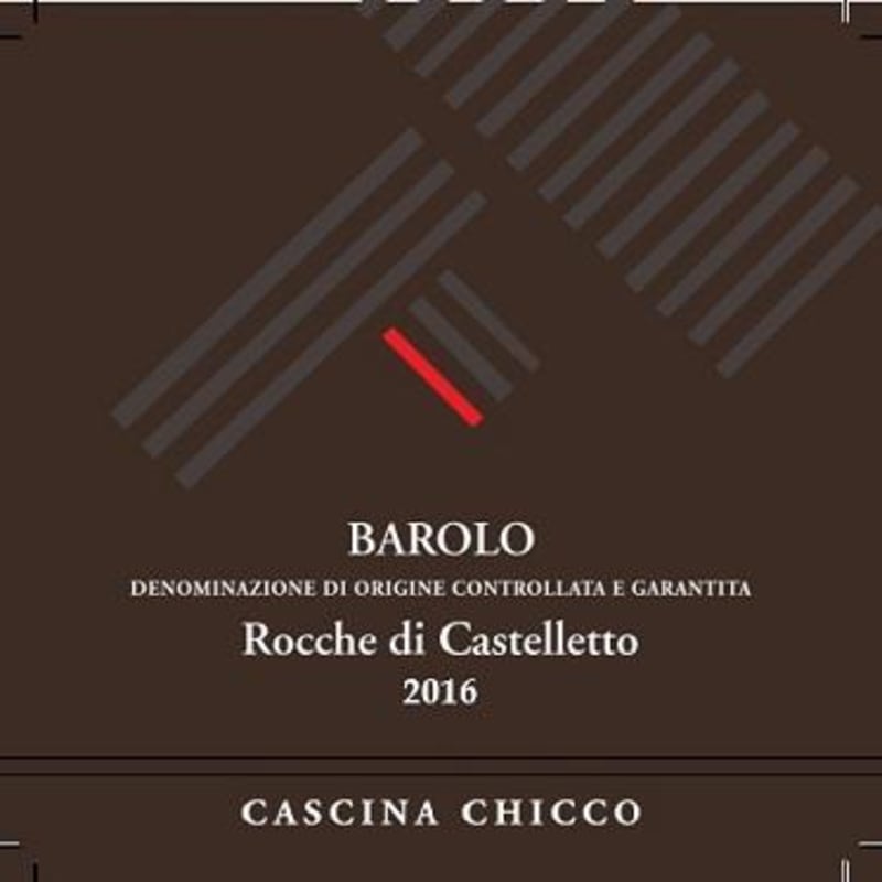 Cascina Chicco Azienda Agricola Rocche di Castelletto 2016 Front Label