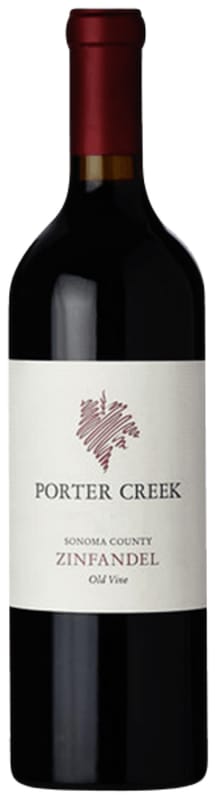 Porter Creek Sonoma County Old Vine Zinfandel 2022 Front Bottle Shot