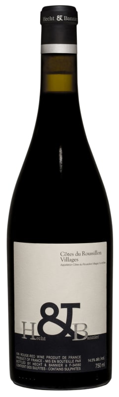 Hecht & Bannier Cotes du Roussillon Villages 2015 Front Bottle Shot