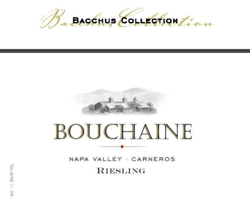Bouchaine Bacchus Collection Riesling 2011 Front Label