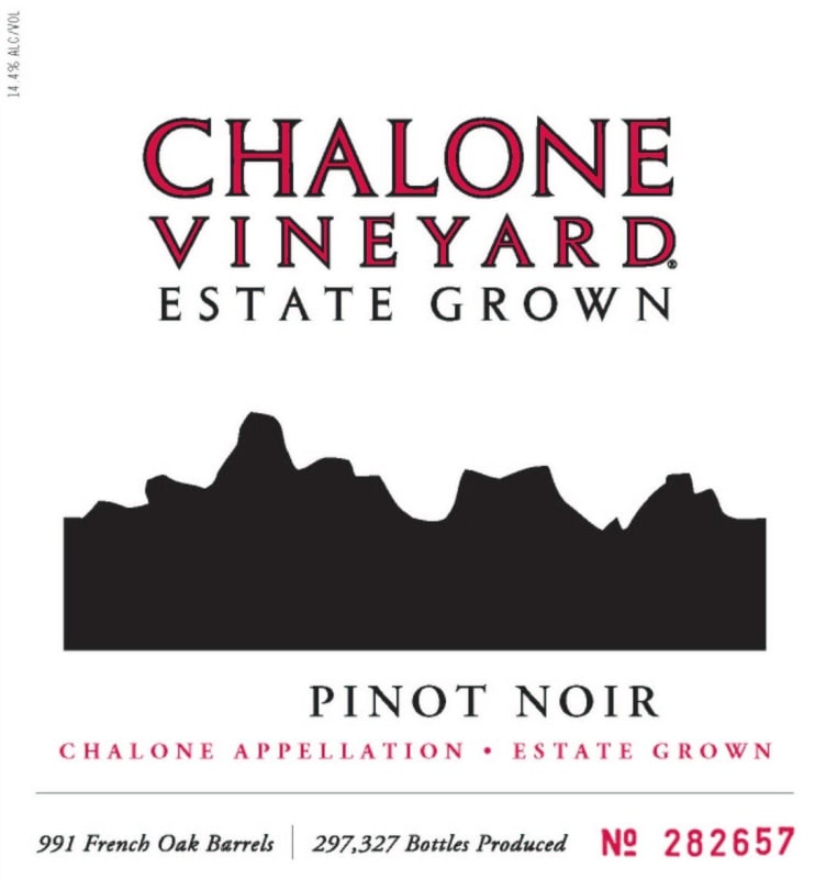 Chalone Estate Pinot Noir 2008 Front Label