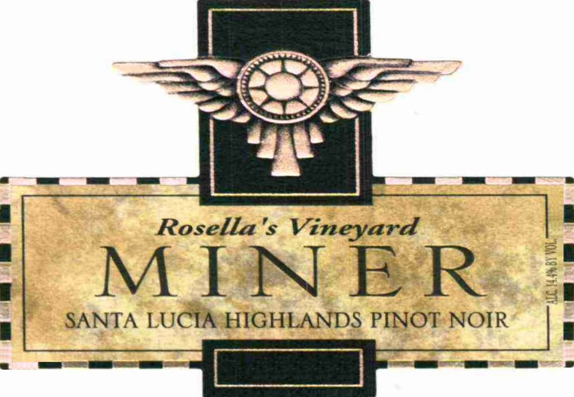 Miner Family Rosella's Vineyard Pinot Noir 2014 Front Label