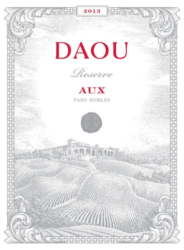 DAOU Reserve AUX 2013 Front Label