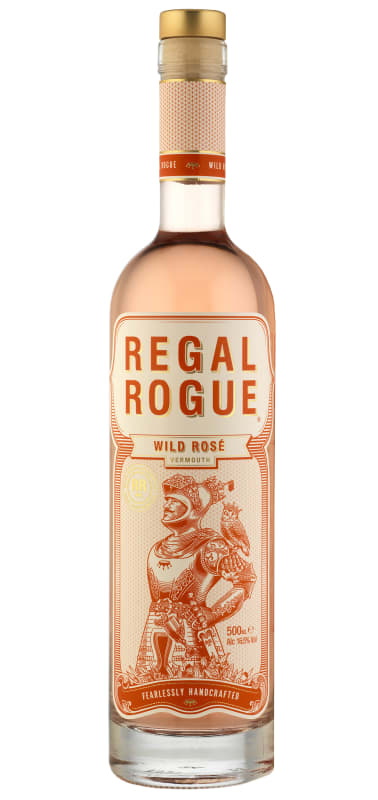 Regal Rogue Wild Rose Vermouth (500ML) Front Bottle Shot