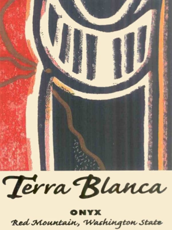 Terra Blanca Onyx Red 2002 Front Label