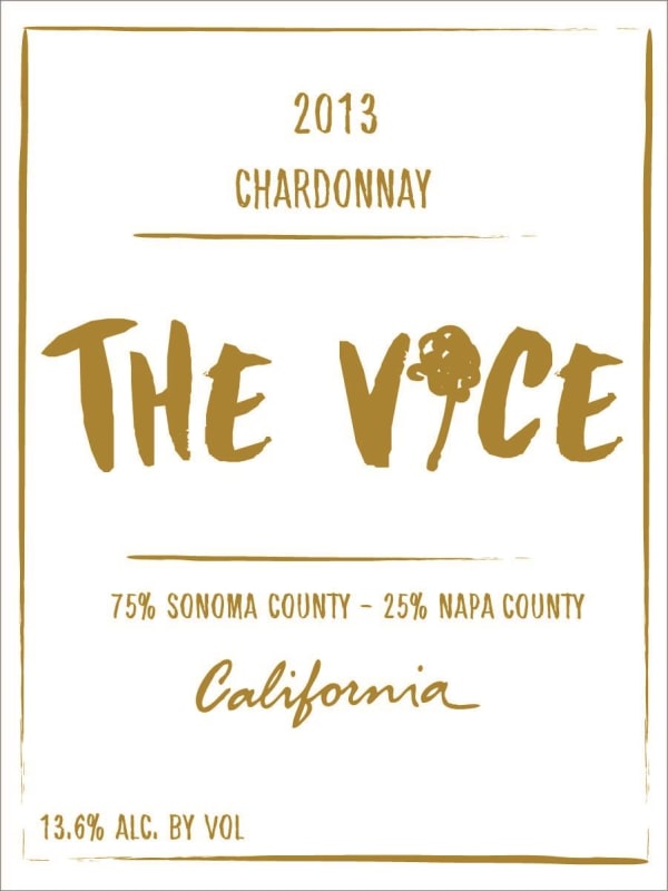 The Vice Carneros Chardonnay 2013 Front Label