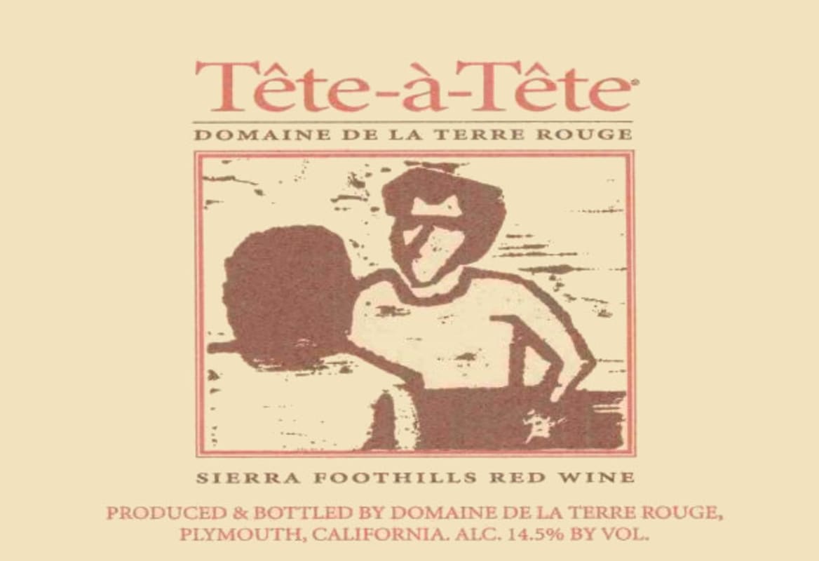 Terre Rouge Tete-a-Tete 2006 Front Label
