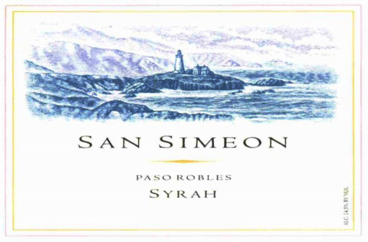 San Simeon Syrah 2010 Front Label
