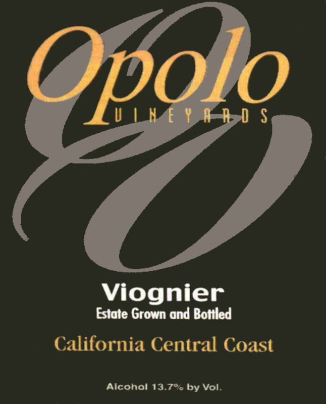 Opolo Viognier 2012 Front Label