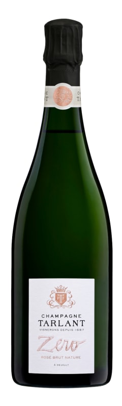 Champagne Tarlant Zero Brut Nature Rose Front Bottle Shot