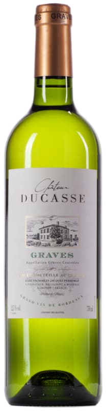Chateau Ducasse Herve Dubourdieu Blanc 2018 Front Bottle Shot