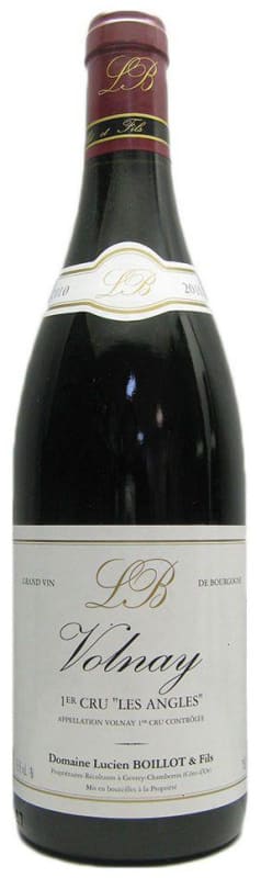 Domaine Lucien Boillot Volnay Clos des Angles Premier Cru 2016 Front Bottle Shot