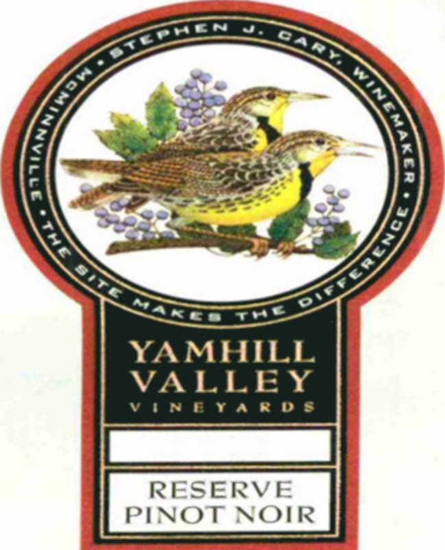 Yamhill Reserve Pinot Noir 2006 Front Label
