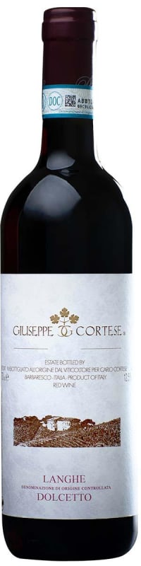 Giuseppe Cortese Dolcetto 2021 Front Bottle Shot