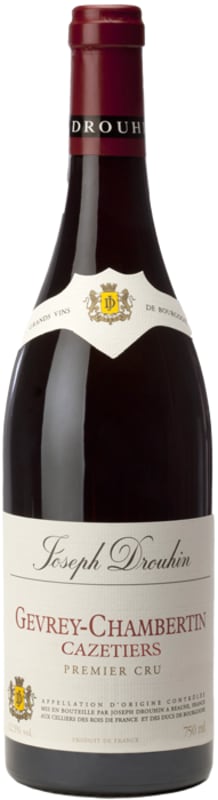 Joseph Drouhin Gevrey-Chambertin Cazetiers Premier Cru 2016 Front Bottle Shot