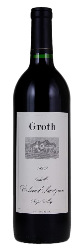 Groth Cabernet Sauvignon 2001 Front Bottle Shot