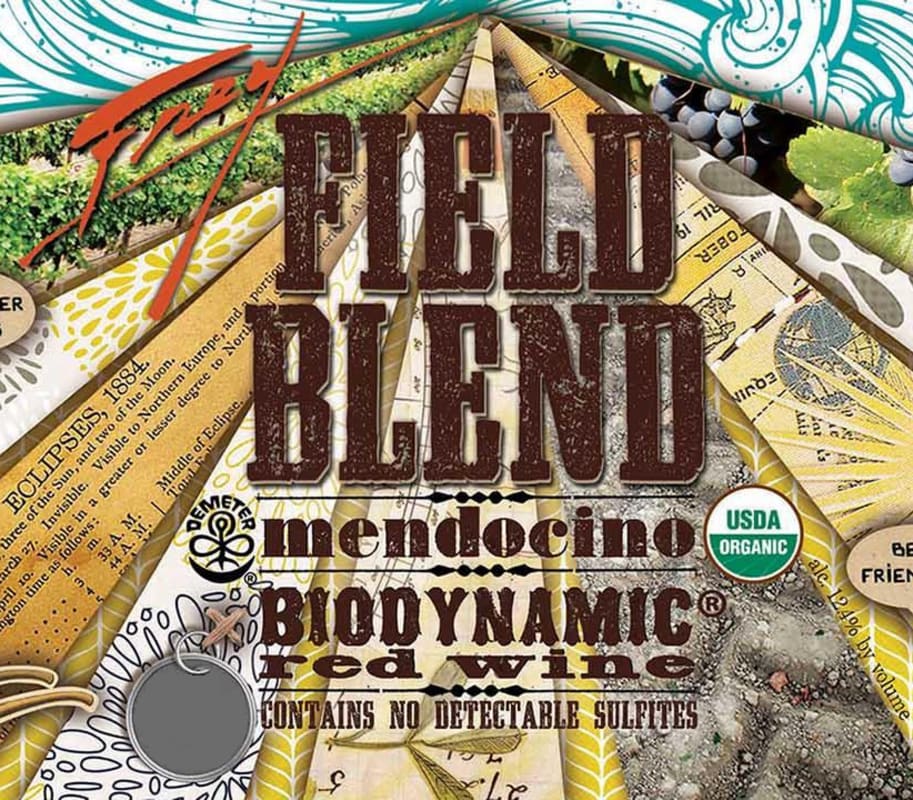 Frey Biodynamic Field Blend Red 2016 Front Label