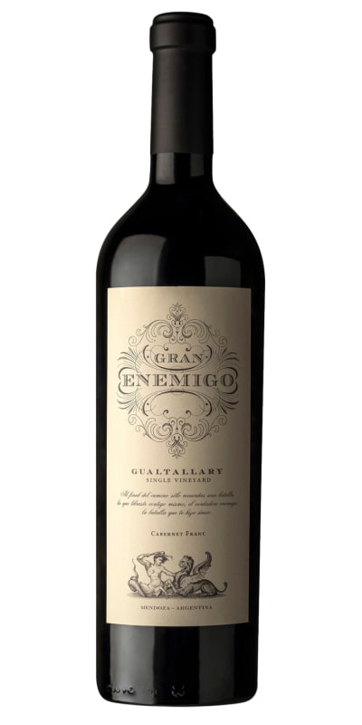 El Enemigo Gran Enemigo Gualtallary Cabernet Franc 2019 Front Bottle Shot