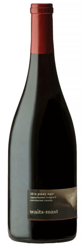 Waits-Mast Family Cellars Oppenlander Pinot Noir 2016 Front Bottle Shot