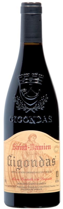 Domaine Saint-Damien Gigondas Vieilles Vignes 2016 Front Bottle Shot