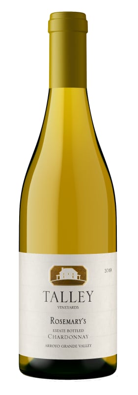 Talley Rosemary's Vineyard Chardonnay 2019 Front Bottle Shot