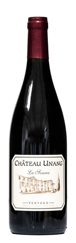 Chateau Unang Ventoux La Source 2016 Front Bottle Shot