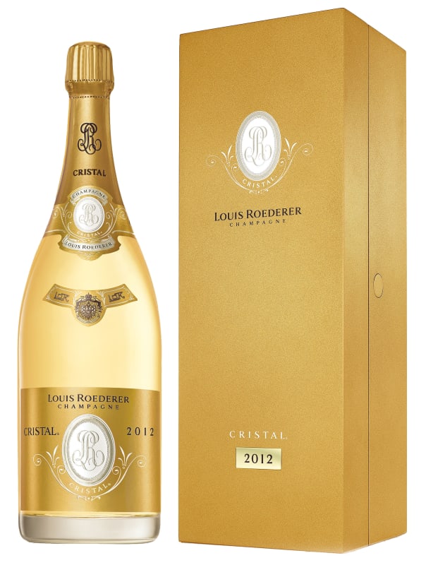 Louis Roederer Cristal Brut (1.5 Liter Magnum) with Gift Box 2012 Front Bottle Shot