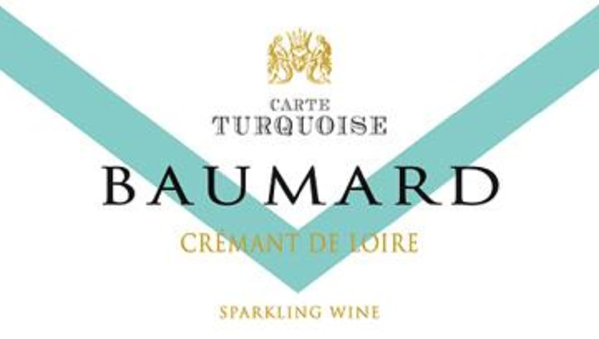 Domaine des Baumard Cremant de Loire Carte Turquoise 1992 Front Label