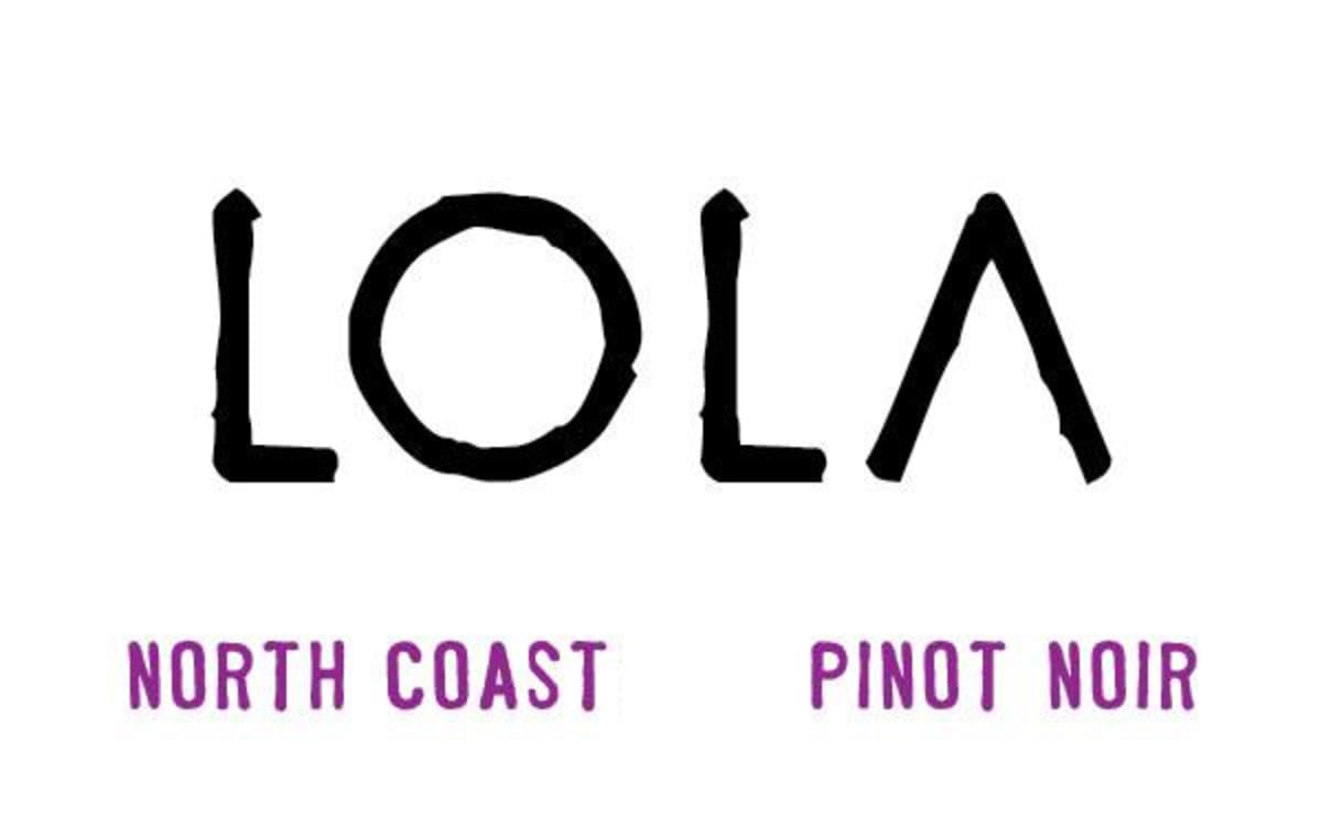 LOLA Wines North Coast Pinot Noir 2015 Front Label