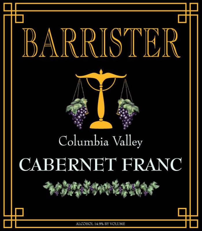 Barrister Winery Cabernet Franc 2008 Front Label