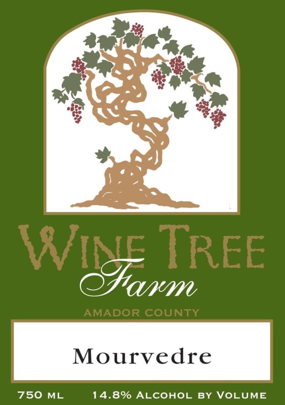 Wine Tree Farm Mourvedre 2011 Front Label