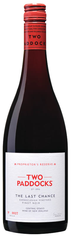Two Paddocks The Last Chance Pinot Noir 2022 Front Bottle Shot