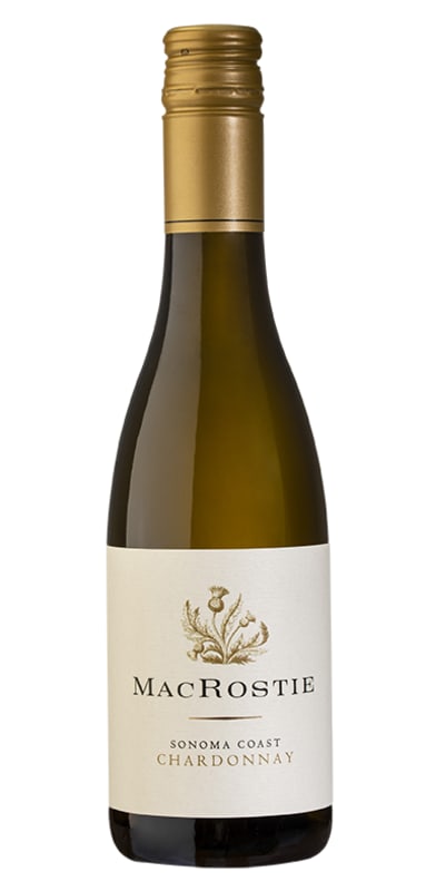 MacRostie Sonoma Coast Chardonnay (375ML half-bottle) 2020 Front Bottle Shot