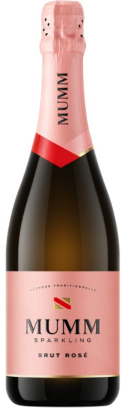 Mumm Sparkling Brut Rose Front Bottle Shot
