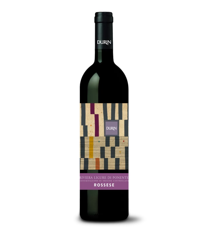 Durin Riviera Ligure di Ponente Rossese 2020 Front Bottle Shot