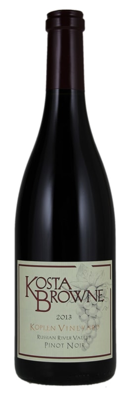 Kosta Browne Koplen Vineyard Pinot Noir 2013 Front Bottle Shot