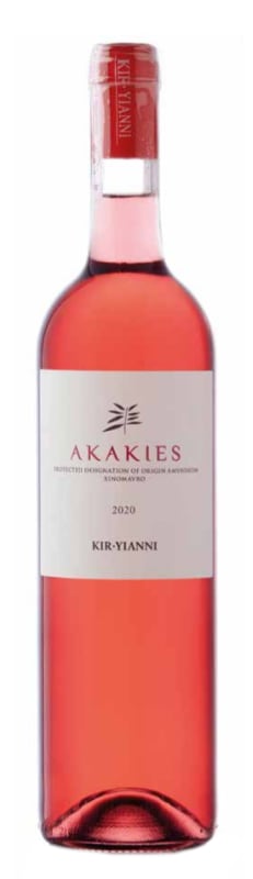 Kir-Yianni Akakies Rose 2020 Front Bottle Shot