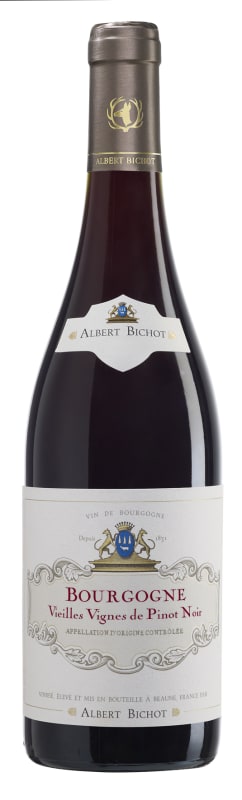 Albert Bichot Bourgogne Vieilles Vignes Pinot Noir 2017 Front Bottle Shot