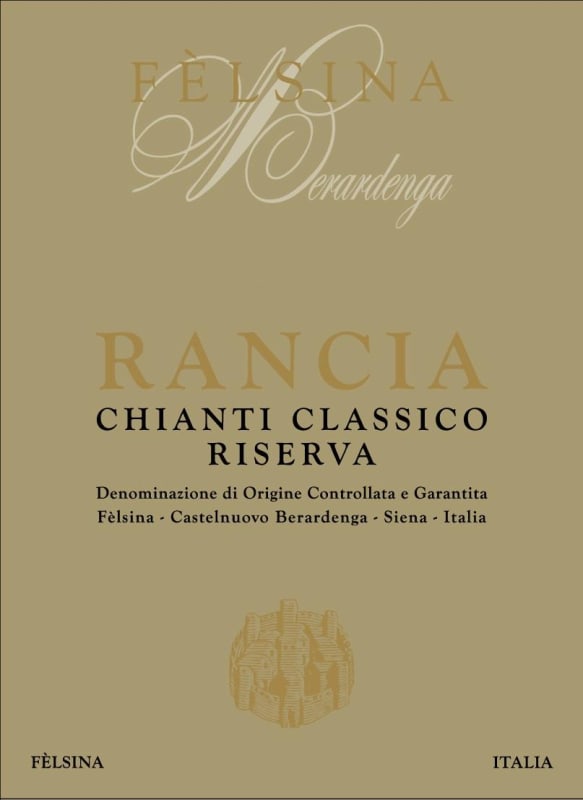 Felsina Chianti Classico Riserva Rancia (375ML half-bottle) 2019 Front Label