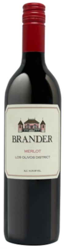 Brander Merlot 2021 Front Bottle Shot