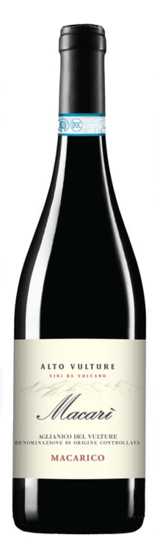 Macarico Macari Aglianico del Vulture 2023 Front Bottle Shot