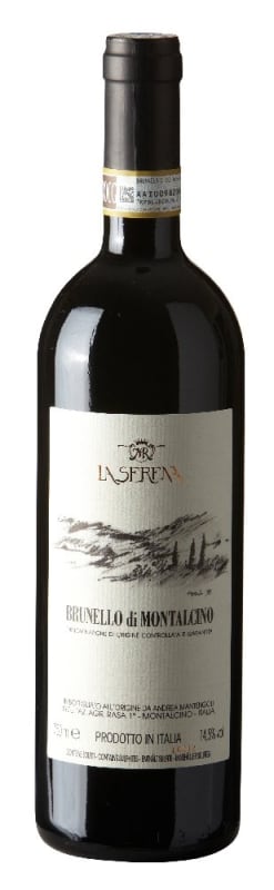 La Serena Brunello di Montalcino 2012 Front Bottle Shot
