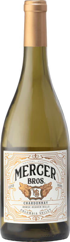 Mercer Bros. Chardonnay 2019 Front Bottle Shot