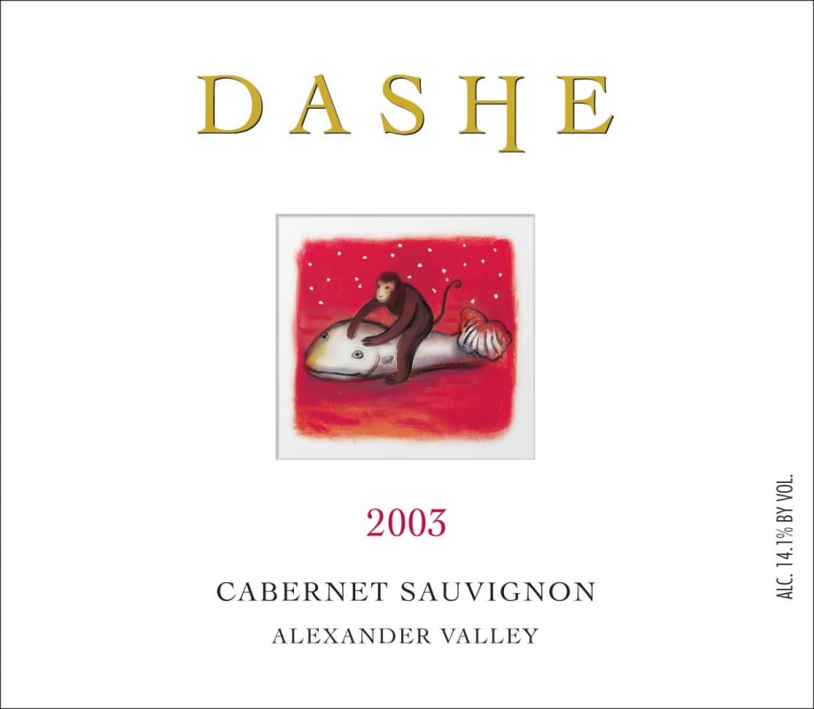 Dashe Cabernet Sauvignon 2003 Front Label