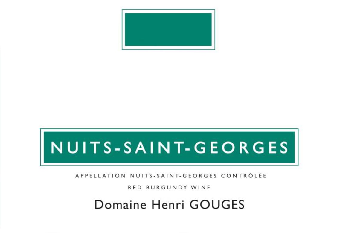 Domaine Henri Gouges Nuits-Saint-Georges (375ML half-bottle) 2018 Front Label