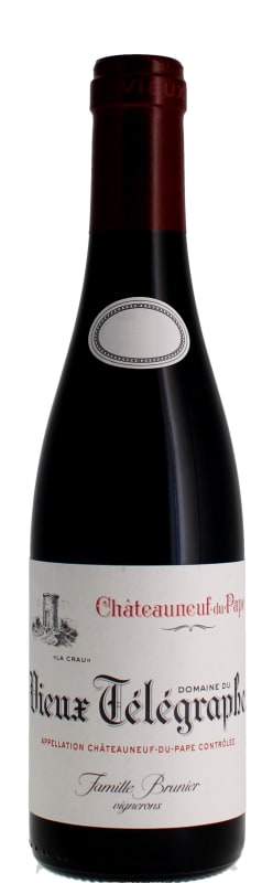 Domaine du Vieux Telegraphe Chateauneuf-du-Pape La Crau Rouge (375ML half-bottle) 2018 Front Bottle Shot
