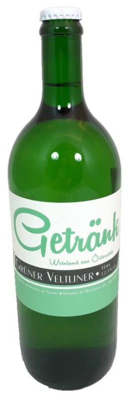 Getrank Gruner Veltliner (1 Liter) 2016 Front Bottle Shot