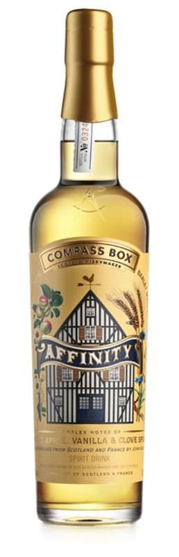 Compass Box Affinity Blended Scotch Whisky and Calvados Spirit Front Bottle Shot